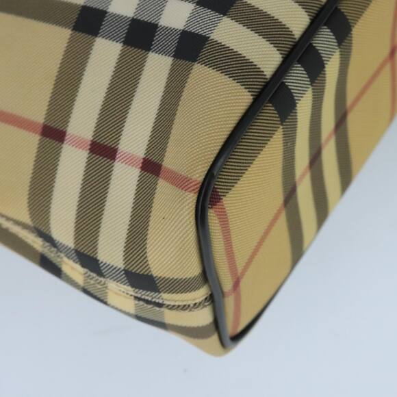 Burberry Nova Check Hand Bag Pvc Beige - Picture 9 of 16